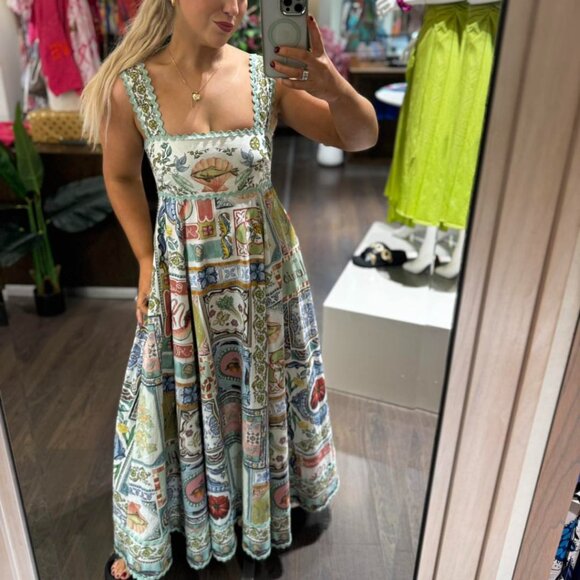 Alemais tommasina summer midi dress - Picture 2 of 15